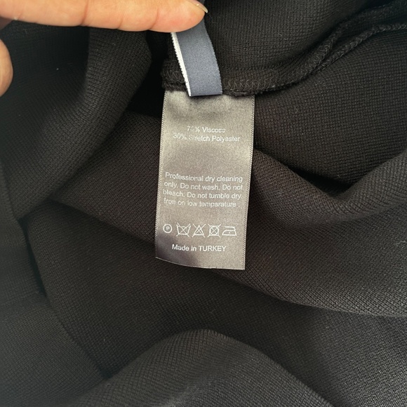 ZEYNEP ARCAY MINI BLACK DRESS LONG SLEEVE SIZE 6 - Picture 7 of 7